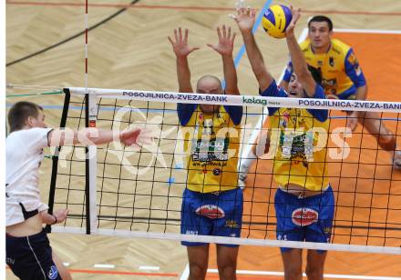 Volleyball Testspiel. SK Aich/Dob gegen Arkas izmir. Zhivko Kolev, Sabljak (Aich/Dob). Bleiburg, am 25.9.2011.
Foto: Kuess
---
pressefotos, pressefotografie, kuess, qs, qspictures, sport, bild, bilder, bilddatenbank