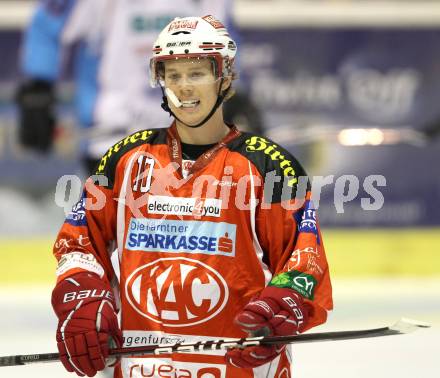 EBEL. Eishockey Bundesliga.  KAC gegen SAPA Fehervar AV19. Tyler Scofield (KAC). Klagenfurt, 25.9.2011.
Foto: Kuess 

---
pressefotos, pressefotografie, kuess, qs, qspictures, sport, bild, bilder, bilddatenbank