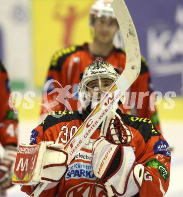 EBEL. Eishockey Bundesliga.  KAC gegen SAPA Fehervar AV19. Rene Swette (KAC). Klagenfurt, 25.9.2011.
Foto: Kuess 

---
pressefotos, pressefotografie, kuess, qs, qspictures, sport, bild, bilder, bilddatenbank