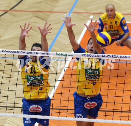 Volleyball Testspiel. SK Aich/Dob gegen Arkas izmir. Hoho, Sabljak  (Aich/Dob). Bleiburg, am 25.9.2011.
Foto: Kuess
---
pressefotos, pressefotografie, kuess, qs, qspictures, sport, bild, bilder, bilddatenbank