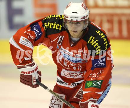 EBEL. Eishockey Bundesliga.  KAC gegen SAPA Fehervar AV19. Maximilian Isopp (KAC). Klagenfurt, 25.9.2011.
Foto: Kuess 

---
pressefotos, pressefotografie, kuess, qs, qspictures, sport, bild, bilder, bilddatenbank