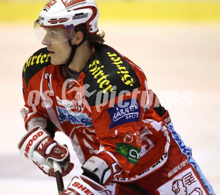 EBEL. Eishockey Bundesliga.  KAC gegen SAPA Fehervar AV19. Manuel Geier (KAC). Klagenfurt, 25.9.2011.
Foto: Kuess 

---
pressefotos, pressefotografie, kuess, qs, qspictures, sport, bild, bilder, bilddatenbank