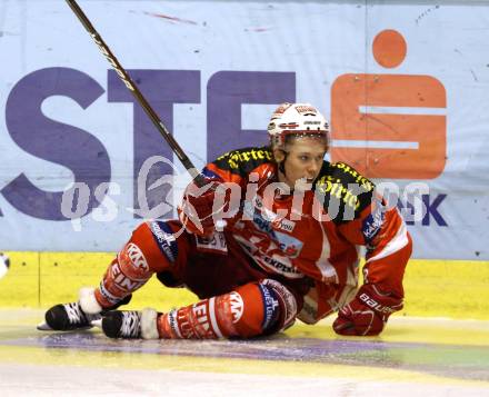 EBEL. Eishockey Bundesliga.  KAC gegen SAPA Fehervar AV19. Tyler Scofield (KAC). Klagenfurt, 25.9.2011.
Foto: Kuess 

---
pressefotos, pressefotografie, kuess, qs, qspictures, sport, bild, bilder, bilddatenbank