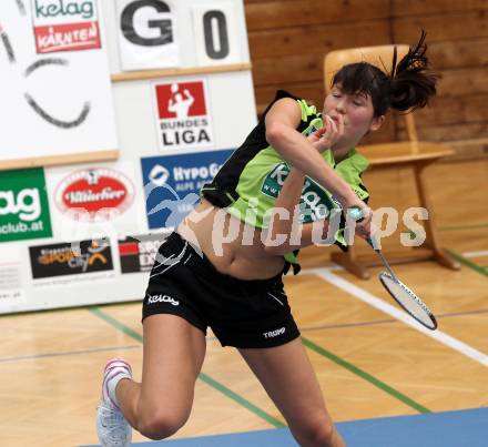 Badminton.  Delqna Trandeva. Klagenfurt, 24.9.2011.
Foto: Kuess
---
pressefotos, pressefotografie, kuess, qs, qspictures, sport, bild, bilder, bilddatenbank