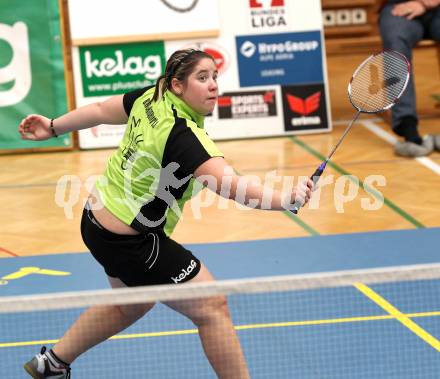 Badminton.  Belinda Heber. Klagenfurt, 24.9.2011.
Foto: Kuess
---
pressefotos, pressefotografie, kuess, qs, qspictures, sport, bild, bilder, bilddatenbank