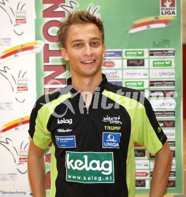 Badminton.  Constantin Sintschnig. Klagenfurt, 24.9.2011.
Foto: Kuess
---
pressefotos, pressefotografie, kuess, qs, qspictures, sport, bild, bilder, bilddatenbank