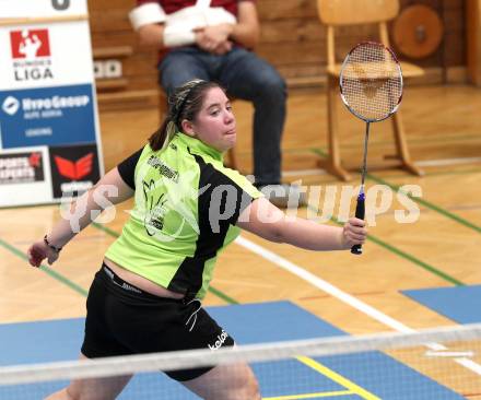 Badminton.  Belinda Heber. Klagenfurt, 24.9.2011.
Foto: Kuess
---
pressefotos, pressefotografie, kuess, qs, qspictures, sport, bild, bilder, bilddatenbank