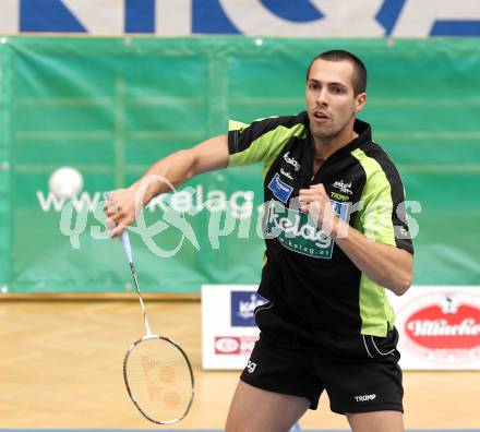 Badminton.  Krasimir Yankov. Klagenfurt, 24.9.2011.
Foto: Kuess
---
pressefotos, pressefotografie, kuess, qs, qspictures, sport, bild, bilder, bilddatenbank