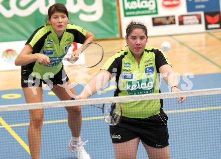 Badminton.  Delqna Trandeva, Belinda Heber. Klagenfurt, 24.9.2011.
Foto: Kuess
---
pressefotos, pressefotografie, kuess, qs, qspictures, sport, bild, bilder, bilddatenbank