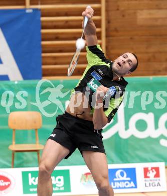 Badminton.  Krasimir Yankov. Klagenfurt, 24.9.2011.
Foto: Kuess
---
pressefotos, pressefotografie, kuess, qs, qspictures, sport, bild, bilder, bilddatenbank