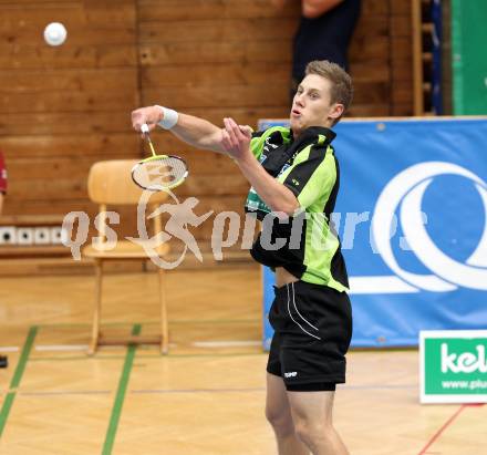 Badminton.  Dominik Trojan. Klagenfurt, 24.9.2011.
Foto: Kuess
---
pressefotos, pressefotografie, kuess, qs, qspictures, sport, bild, bilder, bilddatenbank