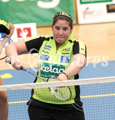 Badminton.  Belinda Heber. Klagenfurt, 24.9.2011.
Foto: Kuess
---
pressefotos, pressefotografie, kuess, qs, qspictures, sport, bild, bilder, bilddatenbank