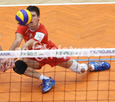 Volleyball. Eroeffnung Jufa Arena in Bleiburg. Heimstaette SK Aich/Dob.   Jure Ivartnik. Bleiburg, am 25.9.2011.
Foto: Kuess
---
pressefotos, pressefotografie, kuess, qs, qspictures, sport, bild, bilder, bilddatenbank