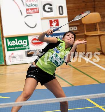 Badminton.  Delqna Trandeva. Klagenfurt, 24.9.2011.
Foto: Kuess
---
pressefotos, pressefotografie, kuess, qs, qspictures, sport, bild, bilder, bilddatenbank