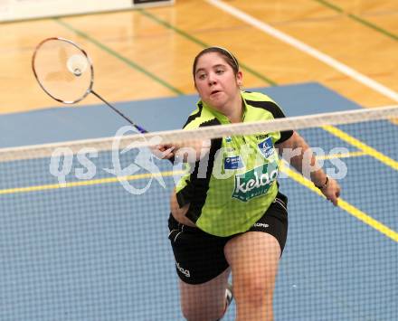 Badminton.  Belinda Heber. Klagenfurt, 24.9.2011.
Foto: Kuess
---
pressefotos, pressefotografie, kuess, qs, qspictures, sport, bild, bilder, bilddatenbank