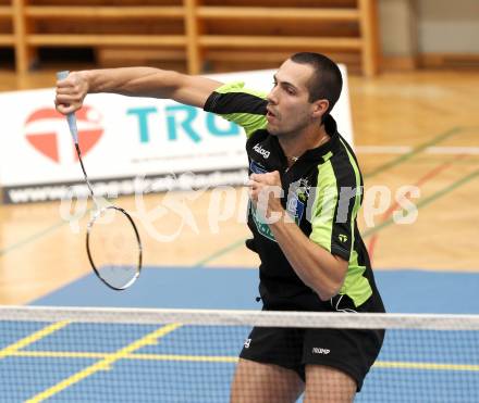 Badminton.  Krasimir Yankov. Klagenfurt, 24.9.2011.
Foto: Kuess
---
pressefotos, pressefotografie, kuess, qs, qspictures, sport, bild, bilder, bilddatenbank