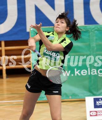 Badminton.  Delqna Trandeva. Klagenfurt, 24.9.2011.
Foto: Kuess
---
pressefotos, pressefotografie, kuess, qs, qspictures, sport, bild, bilder, bilddatenbank