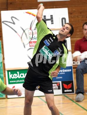 Badminton.   Stefan Wrulich. Klagenfurt, 24.9.2011.
Foto: Kuess
---
pressefotos, pressefotografie, kuess, qs, qspictures, sport, bild, bilder, bilddatenbank