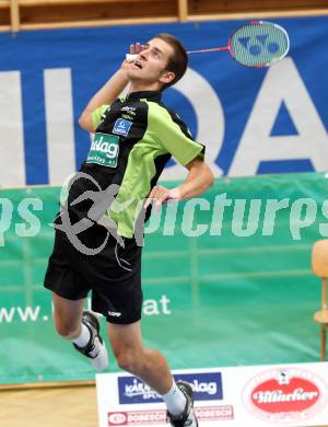 Badminton.  Stefan Wrulich. Klagenfurt, 24.9.2011.
Foto: Kuess
---
pressefotos, pressefotografie, kuess, qs, qspictures, sport, bild, bilder, bilddatenbank