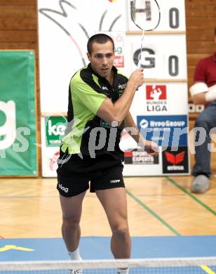 Badminton.  Krasimir Yankov. Klagenfurt, 24.9.2011.
Foto: Kuess
---
pressefotos, pressefotografie, kuess, qs, qspictures, sport, bild, bilder, bilddatenbank