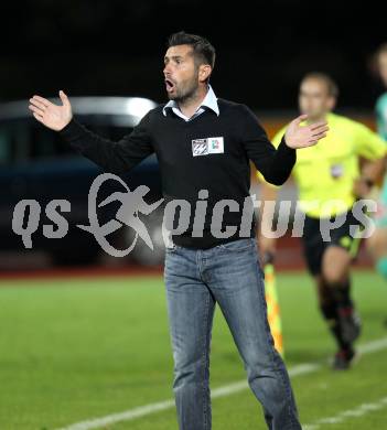 Fussball. Erste Liga. RZ Pellets WAC/St. Andrae gegen Cashpoint SCR Altach. Trainer Nenad Bjelica (WAC). Wolfsberg, 30.9.2011. 
Foto: Kuess

---
pressefotos, pressefotografie, kuess, qs, qspictures, sport, bild, bilder, bilddatenbank