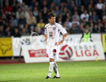 Fussball. Erste Liga. RZ Pellets WAC/St. Andrae gegen Cashpoint SCR Altach. Markus Kreuz (WAC). Wolfsberg, 30.9.2011. 
Foto: Kuess

---
pressefotos, pressefotografie, kuess, qs, qspictures, sport, bild, bilder, bilddatenbank