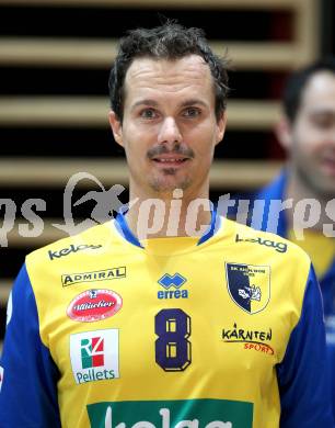 Volleyball Bundesliga. VBK Woerthersee Loewen gegen SK Posojilnica Aich/Dob. SATLER Rok (Aich/Dob). Klagenfurt, 12.10.2011.
Foto. Kuess
---
pressefotos, pressefotografie, kuess, qs, qspictures, sport, bild, bilder, bilddatenbank