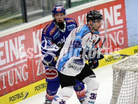 EBEL. Eishockey Bundesliga. EC Rekord Fenster VSV gegen SAPA Fehervar AV19. PEINTNER Markus (VSV), TOKAJI Viktor (Alba Volan). Villach, am 14.10.2011.
Foto: Kuess 


---
pressefotos, pressefotografie, kuess, qs, qspictures, sport, bild, bilder, bilddatenbank