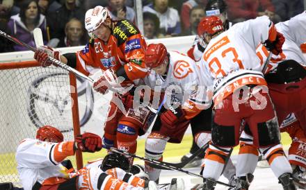 EBEL. Eishockey Bundesliga. KAC gegen HK Acroni Jesenice. Mike Siklenka (KAC). Klagenfurt, am 14.10.2011.
Foto: Kuess

---
pressefotos, pressefotografie, kuess, qs, qspictures, sport, bild, bilder, bilddatenbank
