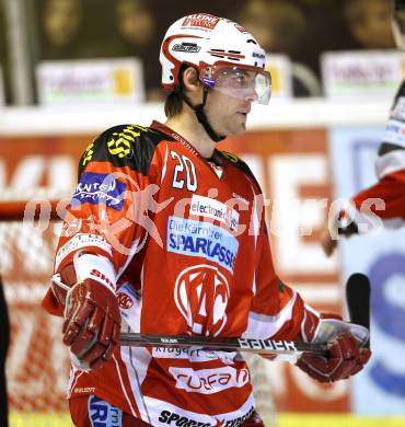 EBEL. Eishockey Bundesliga. KAC gegen HK Acroni Jesenice. John Lammers (KAC). Klagenfurt, am 14.10.2011.
Foto: Kuess

---
pressefotos, pressefotografie, kuess, qs, qspictures, sport, bild, bilder, bilddatenbank