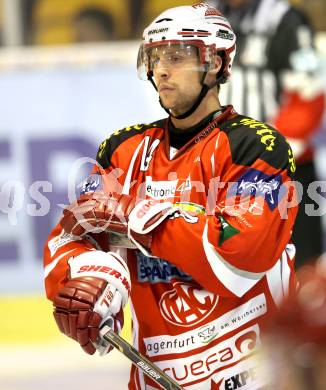 EBEL. Eishockey Bundesliga. KAC gegen HK Acroni Jesenice. Johannes Reichel (KAC). Klagenfurt, am 14.10.2011.
Foto: Kuess

---
pressefotos, pressefotografie, kuess, qs, qspictures, sport, bild, bilder, bilddatenbank