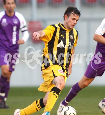 Fussball Regionalliga. SK Austria Klagenfurt gegen VSV. Patrick Striednig  (VSV). Klagenfurt, am 15.10.2011.
Foto: Kuess
---
pressefotos, pressefotografie, kuess, qs, qspictures, sport, bild, bilder, bilddatenbank