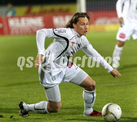 Fussball. Erste Liga. RZ Pellets WAC/St. Andrae gegen TSV Sparkasse Hartberg. Baldauf Dario (WAC). Wolfsberg, 21.10.2011
. 
Foto: Kuess

---
pressefotos, pressefotografie, kuess, qs, qspictures, sport, bild, bilder, bilddatenbank