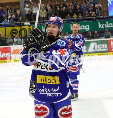 EBEL. Eishockey Bundesliga. EC Rekord Fenster VSV gegen UPC Vienna Capitals. Markus Peintner (VSV). Villach, am 21.10.2011.
Foto: Kuess 


---
pressefotos, pressefotografie, kuess, qs, qspictures, sport, bild, bilder, bilddatenbank