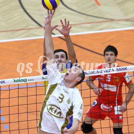 Volleyball. CEV Volleyball Cup. SK Aich/Dob gegen AS Cannes. SABLJAK Matija (Aich/Dob). Bleiburg, 26. 10.2011
Foto: Kuess

---
pressefotos, pressefotografie, kuess, qs, qspictures, sport, bild, bilder, bilddatenbank