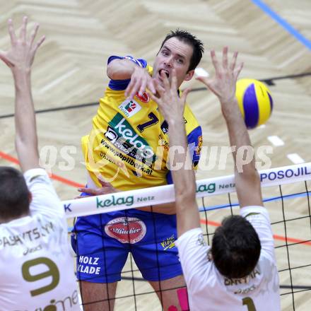 Volleyball. CEV Volleyball Cup. SK Aich/Dob gegen AS Cannes. VAN DE LOO Allan (Aich/Dob). Bleiburg, 26. 10.2011
Foto: Kuess

---
pressefotos, pressefotografie, kuess, qs, qspictures, sport, bild, bilder, bilddatenbank