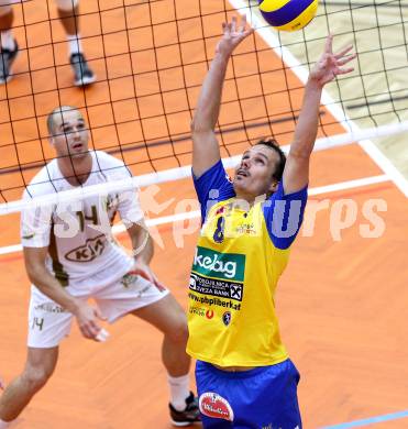 Volleyball. CEV Volleyball Cup. SK Aich/Dob gegen AS Cannes. SATLER Rok (Aich/Dob). Bleiburg, 26. 10.2011
Foto: Kuess

---
pressefotos, pressefotografie, kuess, qs, qspictures, sport, bild, bilder, bilddatenbank