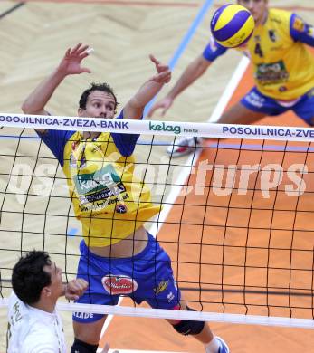 Volleyball. CEV Volleyball Cup. SK Aich/Dob gegen AS Cannes. SATLER Rok, (Aich/Dob). Bleiburg, 26. 10.2011
Foto: Kuess
---
pressefotos, pressefotografie, kuess, qs, qspictures, sport, bild, bilder, bilddatenbank