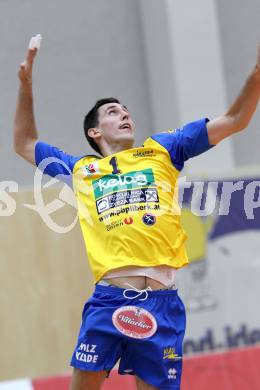 Volleyball. CEV Volleyball Cup. SK Aich/Dob gegen AS Cannes. Matija Sabljak (Aich/Dob). Bleiburg, 26. 10.2011
Foto: Kuess
---
pressefotos, pressefotografie, kuess, qs, qspictures, sport, bild, bilder, bilddatenbank