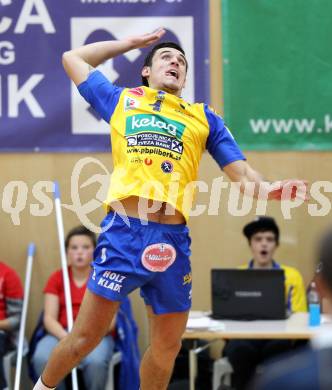 Volleyball. CEV Volleyball Cup. SK Aich/Dob gegen AS Cannes. Nemanja Bozic (Aich/Dob). Bleiburg, 26. 10.2011
Foto: Kuess
---
pressefotos, pressefotografie, kuess, qs, qspictures, sport, bild, bilder, bilddatenbank