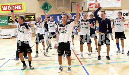 Handball Bundesliga. SC Ferlach gegen HCK 59. Jubel Ferlach. Ferlach, 29.10.2011.
Foto: Kuess
---
pressefotos, pressefotografie, kuess, qs, qspictures, sport, bild, bilder, bilddatenbank