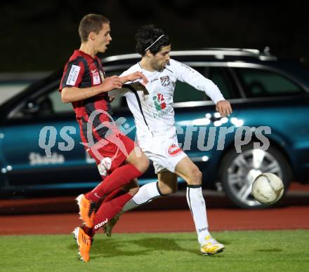 Fussball. Erste Liga. RZ Pellets WAC/St. Andrae gegen  LASK. Jacobo, (WAC), Florian Hart (LASK). Wolfsberg, 4.11.2010. 
Foto: Kuess

---
pressefotos, pressefotografie, kuess, qs, qspictures, sport, bild, bilder, bilddatenbank