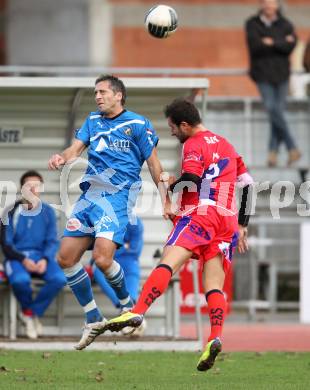 Fussball. Regionalliga. VSV gegen SAK. Darko Djukic, (VSV), Murat Veliu (SAK). Villach, 5.11.2011.
Foto: Kuess
---
pressefotos, pressefotografie, kuess, qs, qspictures, sport, bild, bilder, bilddatenbank