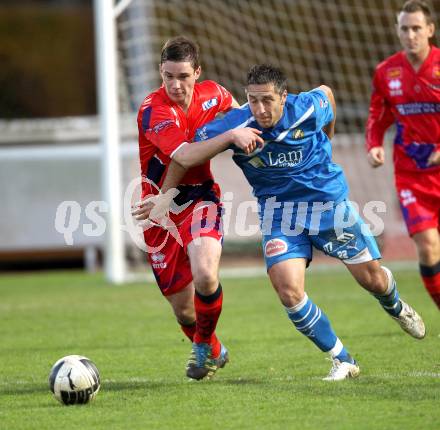 Fussball. Regionalliga. VSV gegen SAK. Darko Djukic, (VSV), Patrick Lausegger (SAK). Villach, 5.11.2011.
Foto: Kuess
---
pressefotos, pressefotografie, kuess, qs, qspictures, sport, bild, bilder, bilddatenbank