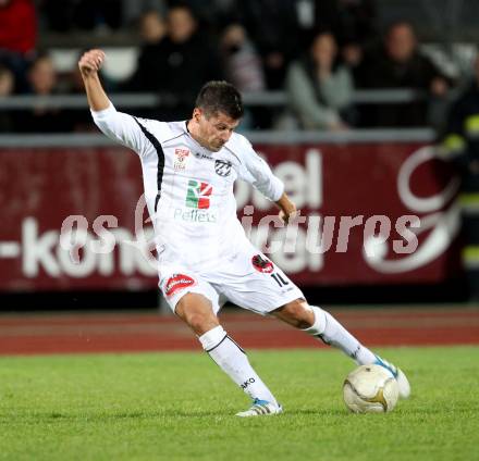 Fussball. Erste Liga. RZ Pellets WAC/St. Andrae gegen  LASK. Markus Kreuz (WAC). Wolfsberg, 4.11.2010. 
Foto: Kuess

---
pressefotos, pressefotografie, kuess, qs, qspictures, sport, bild, bilder, bilddatenbank