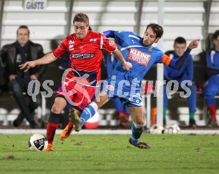 Fussball. Regionalliga. VSV gegen SAK. Mario Ramusch, (VSV), Grega Triplat (SAK). Villach, 5.11.2011.
Foto: Kuess
---
pressefotos, pressefotografie, kuess, qs, qspictures, sport, bild, bilder, bilddatenbank