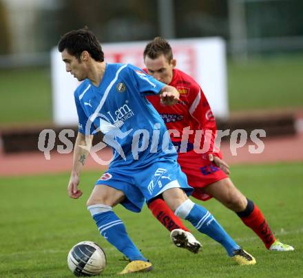 Fussball. Regionalliga. VSV gegen SAK. Denis Curic, (VSV), Florian Oberrisser (SAK). Villach, 5.11.2011.
Foto: Kuess
---
pressefotos, pressefotografie, kuess, qs, qspictures, sport, bild, bilder, bilddatenbank