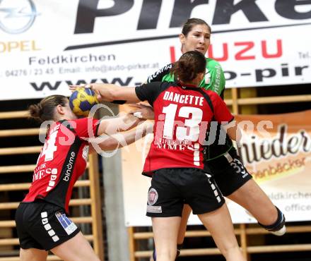 Handball Europacup. SG Witasek Kaernten gegen HBC Nimes (FRA). Gabriela Eugenia Rotis-Nagy (Kaernten). Feldkirchen, am 11.11.2011.
Foto: Kuess
---
pressefotos, pressefotografie, kuess, qs, qspictures, sport, bild, bilder, bilddatenbank