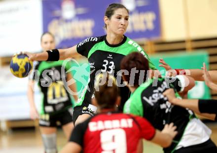 Handball Europacup. SG Witasek Kaernten gegen HBC Nimes (FRA). Gabriela Eugenia Rotis-Nagy (Kaernten). Feldkirchen, am 11.11.2011.
Foto: Kuess
---
pressefotos, pressefotografie, kuess, qs, qspictures, sport, bild, bilder, bilddatenbank