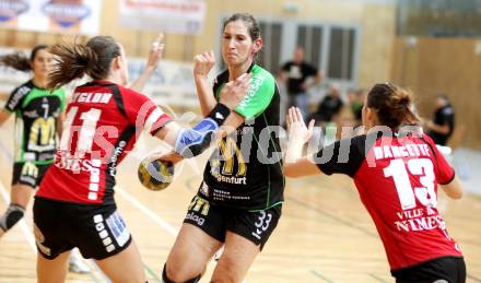 Handball Europacup. SG Witasek Kaernten gegen HBC Nimes (FRA). Gabriela Eugenia Rotis-Nagy (Kaernten). Feldkirchen, am 11.11.2011.
Foto: Kuess
---
pressefotos, pressefotografie, kuess, qs, qspictures, sport, bild, bilder, bilddatenbank